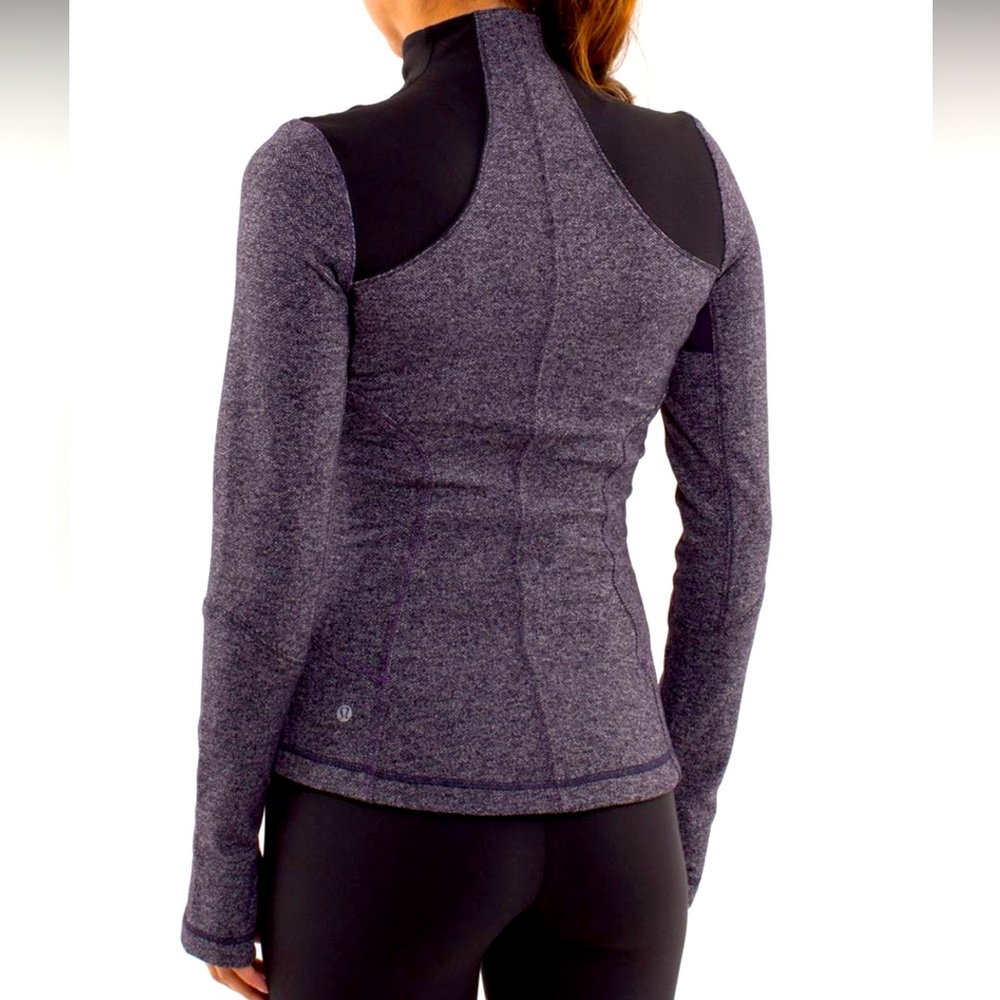 Lululemon Forme Jacket Herringbone Size 8 - Picture 2 of 16
